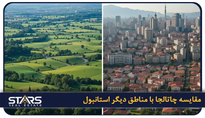 راهنمای خرید ملک در چاتالجا | چرا سرمایهگذاری در چاتالجا آیندهدار است؟ 6 مقایسه چاتالجا با مناطق دیگر استانبول برای خرید ملک