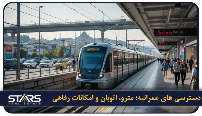 حمل‌ و نقل و دسترسی ها در منطقه عمرانیه (Ümraniye)