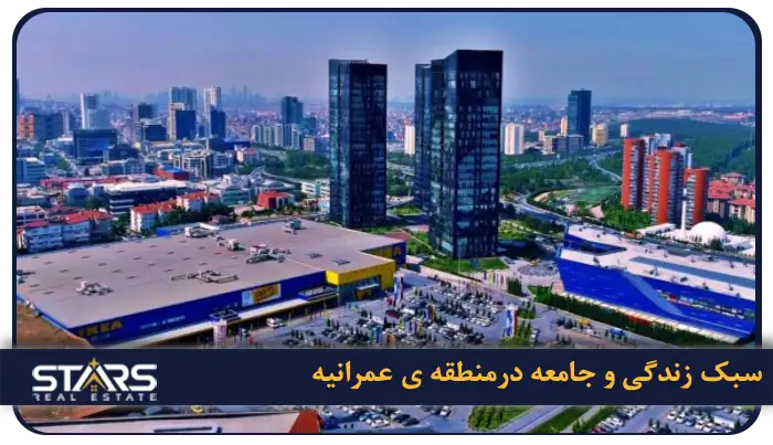 خلاصه ای ازسبک زندگی و جامعه درمنطقه ی عمرانیه (Ümraniye)