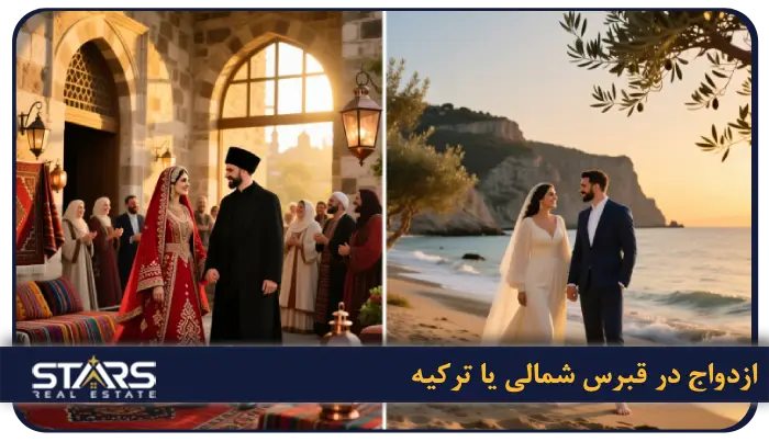 مقایسه ترکیه و قبرس شمالی برای مهاجرت، تحصیل و سرمایهگذاری 7 ازدواج در قبرس شمالی یا ترکیه