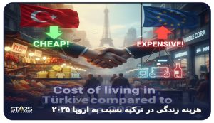 هزینه زندگی در ترکیه نسبت به اروپا ۲۰۲۵