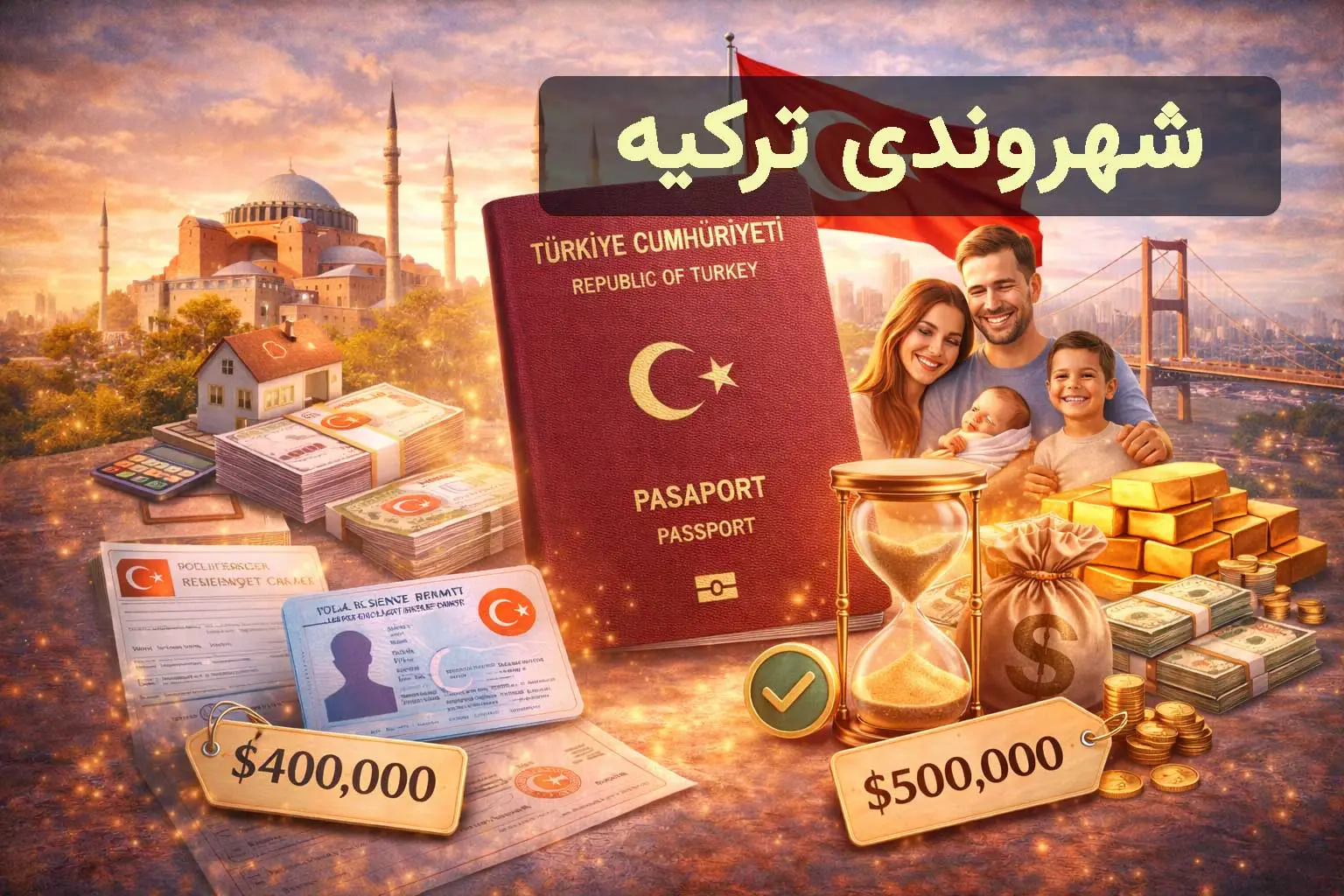 اخذ شهروندی ترکیه | شرایط، هزینه و روش های دریافت تابعیت